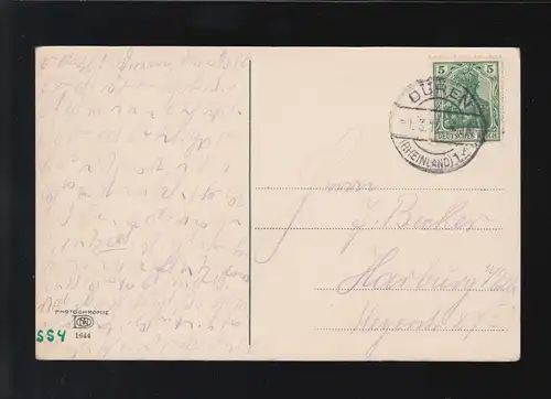 Agriculture Ferme Mühle Bach chevaux Coupel Weide, Düren 4.3.1912