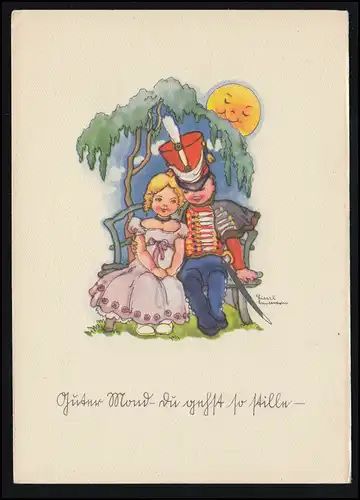 AK Caricature Enfants Liesel Lauterborn bonne lune vous semblez si, inutile