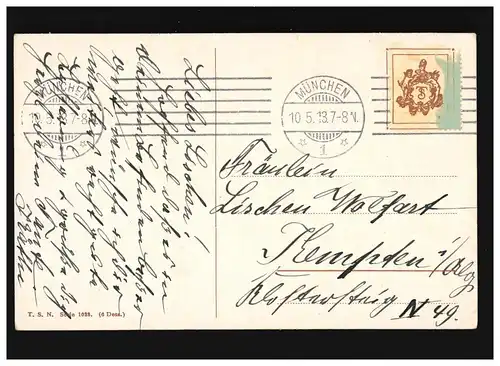 Agriculture Mühle Rivière Mullrad Fleurs Joyeuse Pentecôte, Munich 10.5.1913