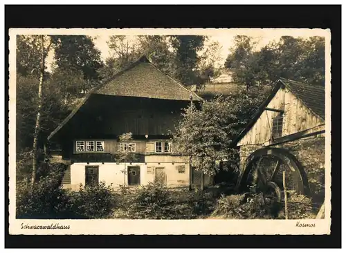 Agriculture Mühle Schwarzwaldhaus, Spartt Electricité et gaz, Hanovre 5.12.1942
