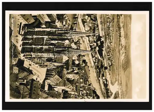 AK Regensburg Dom Original Flyershot, Feldpost, Regensbourg 22.3.140