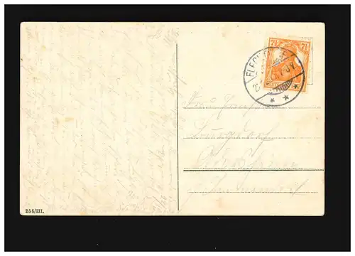 Noël Joyeux anges prier Forêt Snow Hütte, Schubendorf 27.12.1917