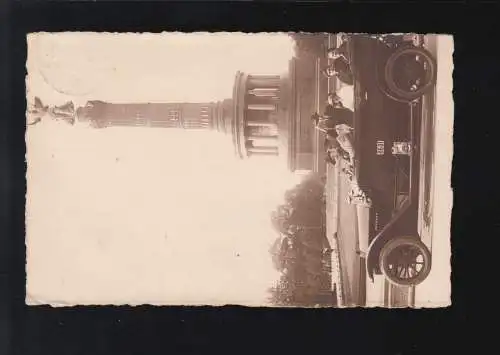 Straßenverkehr Goldelse Siegessäule Berlin Automobil Ausflug, Berlin 3.6.1921