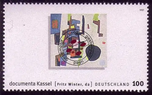 1927 documenta Gemälde von Fritz Winter, aus Block O