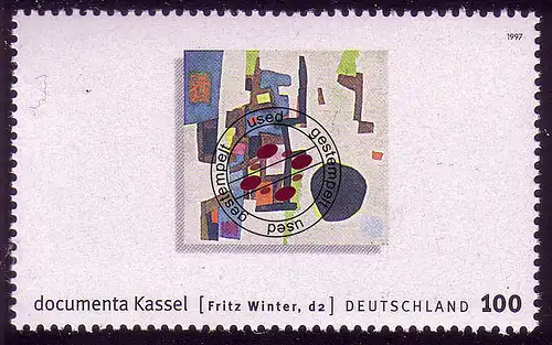 1927 documenta peintures de Fritz Winter, en bloc O