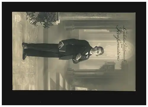 Confirmation Félicitations Confirmante Bible de l'Église, païens 8.4.1927