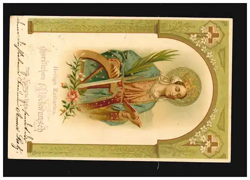 Namenstag Heilige Katharina Herzlichen Glückwunsch, München/ Böbing 25.11.1903