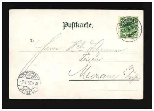 Ostern Fröhliche Haus Ann Hathaways Heim England, Wurzen / Meerane 11.+12.4.1899