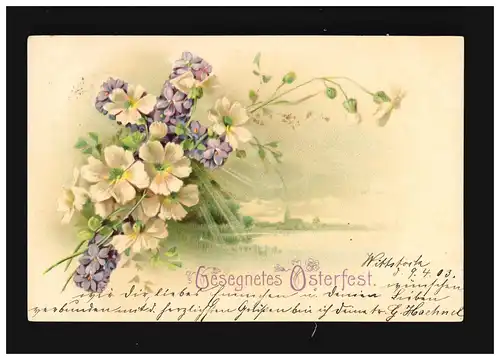 Pâques Béni Fête de Père Fleurs, Wittstock / Roi Wusterhausen 11+12.4.1903
