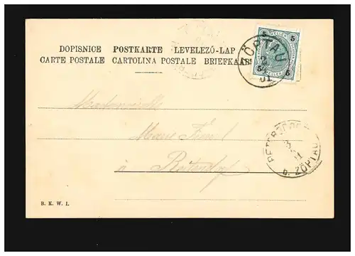 Pâques jeunes femmes joyeuses collecte d'œufs de lapin de PÂques, Zöptau/Petersdorf 2.4.1901