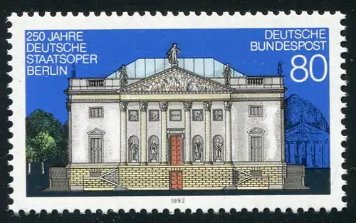 1625 Staatsoper Berlin: gebrochene Mauer rechts oben, Feld 20 **