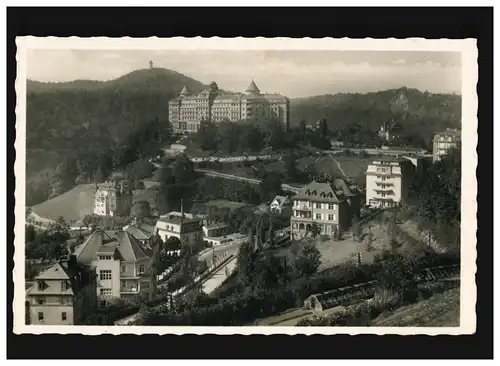 AK Karlsbad Villenviertel Hotel Imperial, Weihnachtspost, Karlsbad 30.11.1939