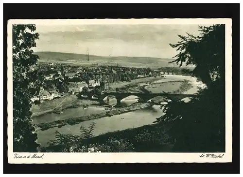 AK Trier an der Mosel, Vermeidet Rundfunkstörungen, Feldpost, Trier 16.4.1941