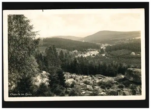 AK Schierke dans Wernigerode Brocken, Feldpost, Scherke (Hertz) 27.8.1942