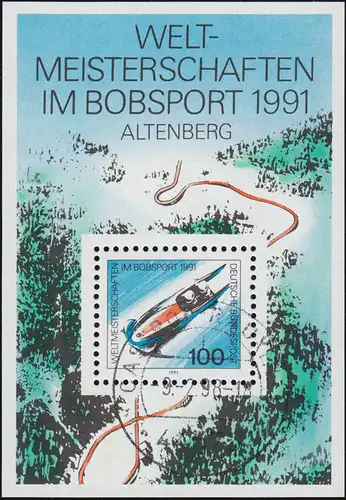 Block 23 Bob-WM Altenberg mit PLF blauer Punkt zwischen ER, Tagesstempel