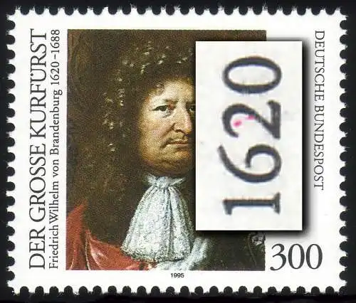 1781 Grand prince curiste avec PLF: traits rouges dans la 2 de 1620, champ 10, **
