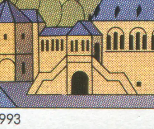 1685II Harz mit PLF II Unterbrechung der Grundlinie neben Haupttor, Feld 20, **