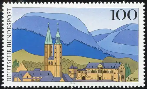 1685II Harz mit PLF II Unterbrechung der Grundlinie neben Haupttor, Feld 20, **