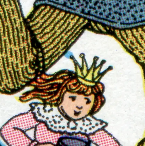 2281-2286 Petite arc de conte de fées 1977 avec PLF 2285 tache sur la couronne, **