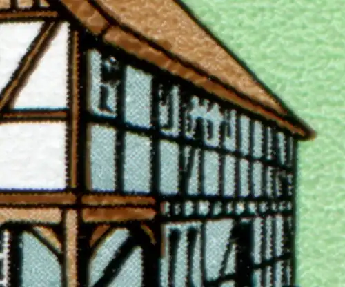 2628 Lüdersdorf mit PLF: gebrochenes Fachwerk rechts unter dem Dach, Feld 8 **