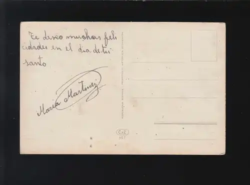 Espagne Femme souriante Fleur Sonar Sonar con suenos deliciosos, marqué