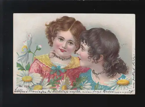 Mädchen Ketten Ohrringe Glitzer Margeriten, Wasserleben/Braunschweig 25.7.1900