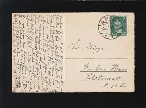 Bénédiction Nouvel An, Comme tes jours ainsi ta force Bad Salzuflen 30.12.1927