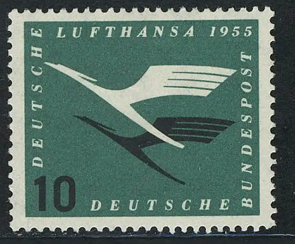 206 Lufthansa 10 Pf ** postfrisch
