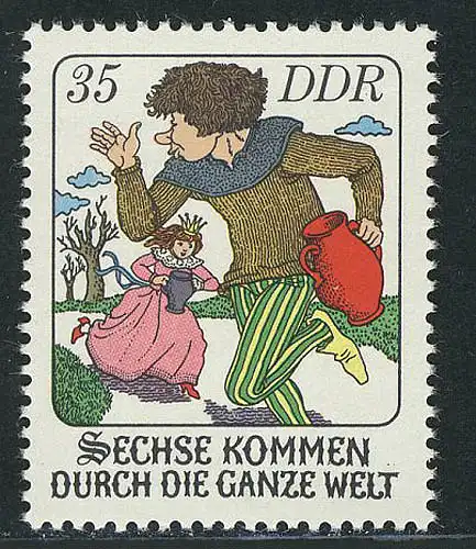 2285 Märchen Sechse kommen durch d. ganze Welt 35 Pf **