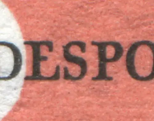 255 Aschaffenburg avec PLF: point noir au premier S de FESPOST, **