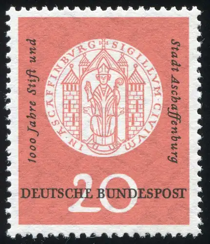 255 Aschaffenburg avec PLF: point noir au premier S de FESPOST, **