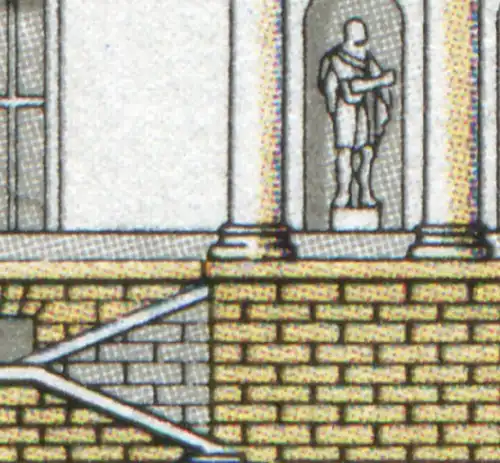 1625 Staatsoper Berlin: ER-Vbl. avec 2 PLF: RETUSCHE Fleck + 16-25I, champ 1+2 **