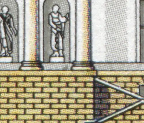 1625 Staatsoper Berlin: ER-Vbl. mit 2 PLF: Fleck im Sockel + 1625I, Feld 1+2 **