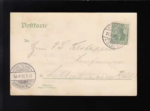 Salutation de Strasbourg Münster Lune Nights, Strasbourg /Kaldenkirchen 22.+23.5.1905