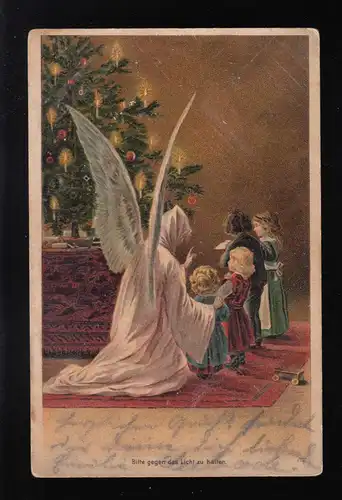 Weihnachten Christkind Weihnachtsbaum Kerzen leuchten Bremen/Nienburg 15.12.1900