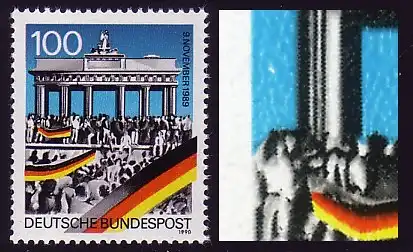 1482 Ouverture du mur 100 Pf: tache blanche à côté de la colonne, champ 15 **