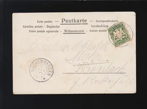 Portrait de Mme au cœur avec des épis et des oeillets, Dörrmoschel /Rockenhausen 26.8.2001