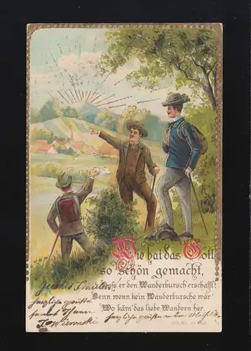 Comment Dieu a-t-il fait si beau, Soleil de balade, Lonkau 3.6.1903