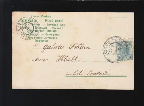 Comment Dieu a-t-il fait si beau, Soleil de balade, Lonkau 3.6.1903