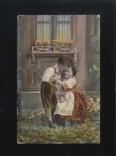 Les enfants se serrent les mains, or, Roslev 3.8.1921