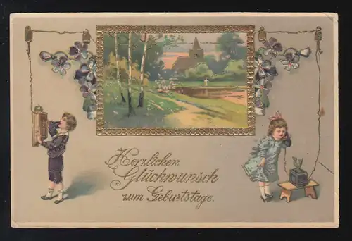 Anniversaire, Félicitations, Jouer aux enfants Téléphone, Solingen 26.7.1913