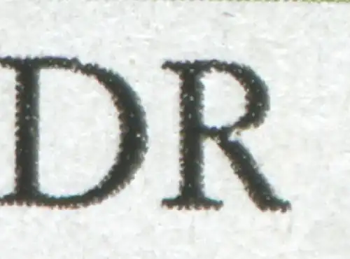 2870 Entretien des monuments 15 Pf: Encoches et ruptures, case 39, **