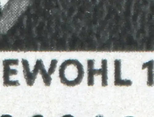 1153 Otto Grotewohl avec PLF Entaille à droite dans W de GROTEWOHL, champ 37 **