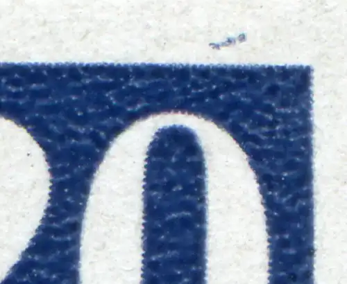 2219 FDGB-Kongress mit PLF blauer Strich oben rechts im Markenrand, Feld 7, **