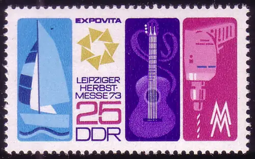 1873 Leipziger Messe d'automne 25 Pf **