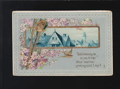 God´s blessing be on you today, Glückwünsche Gold Blüten, Salem /Ohio 28.10.10