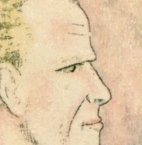 1573IV Dix 100 Pf avec MICHEL-PLF IV presque sourcils manquants, boîte 5 **