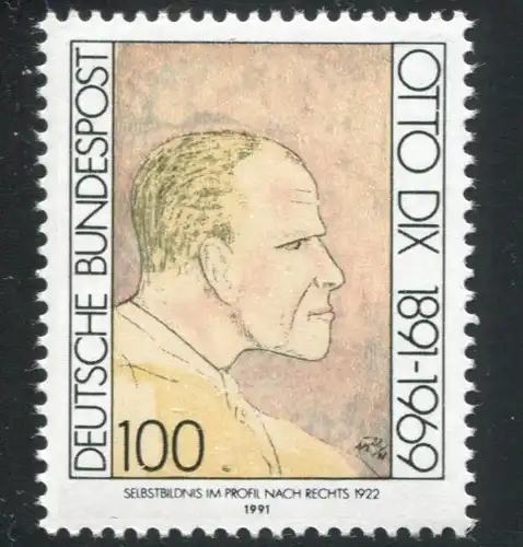 1573IV Dix 100 Pf avec MICHEL-PLF IV presque sourcils manquants, boîte 5 **