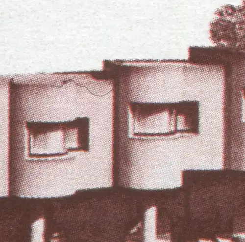 Bloc 37I Architecture 1997 avec PLF I fissure dans le toit de la maison, ESSt Bonn