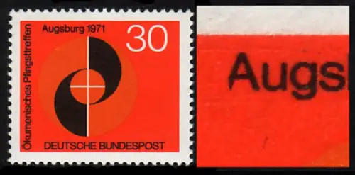 679I Rencontre de Pentecôte - PLF I raccourci la peinture gauche du A, case 17, **